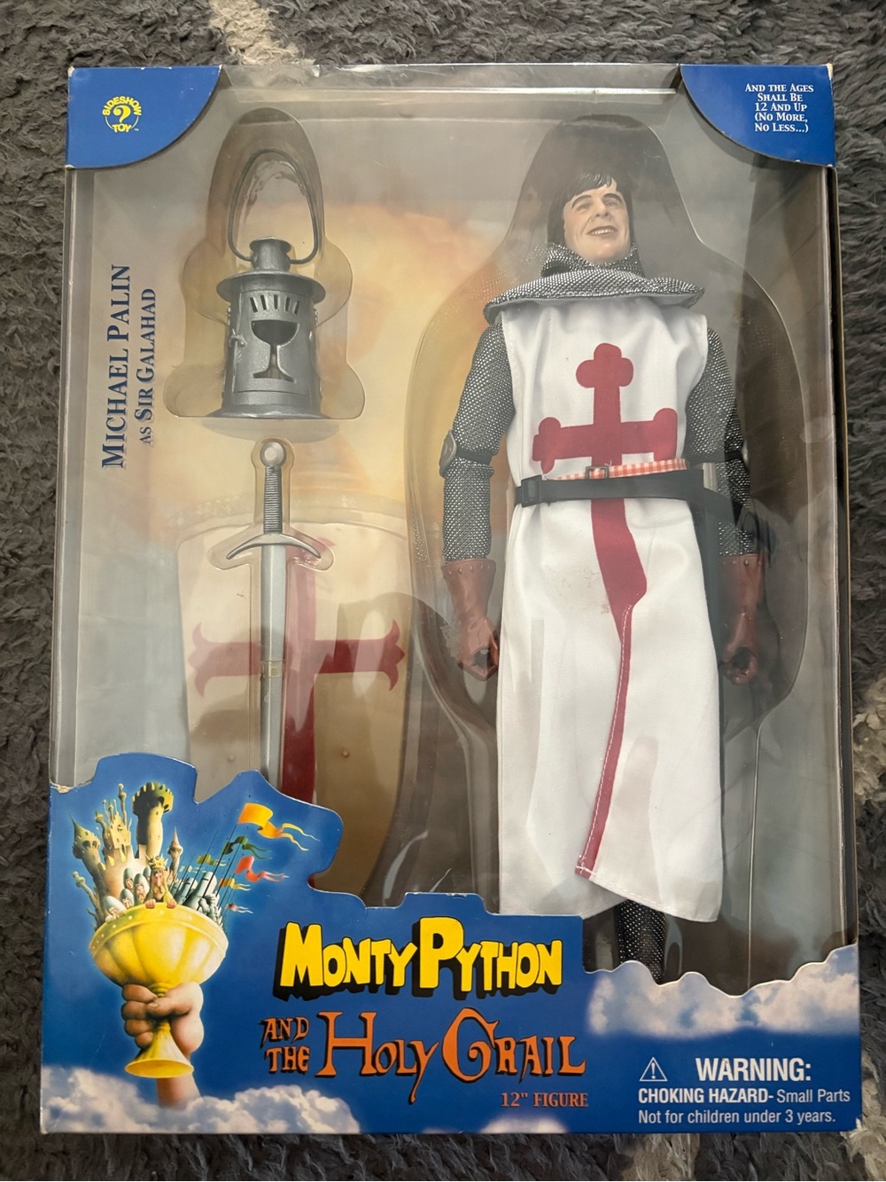 Monty Python Sir Galahad 12" Action Figure - White and Red
